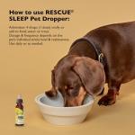 Rescue Pet Sleep Dropper - 10 mL - Sleep Aid for Dogs & Cats with Bach Natural Flower Essences - Sedative-Free, Homeopathic Liquid Formula - For All Breeds, Ages & Weights
