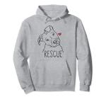 Rescue Dog, Pitbull, Rescue Mom, Adopt Don't Shop, Pittie Pullover Hoodie