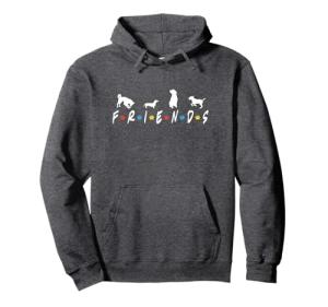 Cute Dog Mom Top - Dog Print Themed Design, Dog Lover Pullover Hoodie