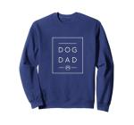 Rescue Dog Dad Sweater, Dog Lover Paw Print Sweatshirt