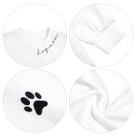 LOTUCY Women Dog Mom Sweatshirt :Dogs Paw Sweatshirt Women Animal Graphic Crewneck Tops Casual Sweater