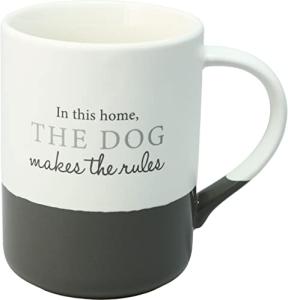 Pavilion - 18 oz Large Coffee Cup Mug - In This Home, The Dog Makes The Rules