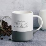 Pavilion - 18 oz Large Coffee Cup Mug - In This Home, The Dog Makes The Rules