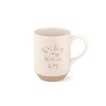 Fringe Studio Stoneware Mug, "Love My Rescue Dog" (429047)