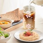 Cute Dog Paws Drinking Glass Cup Dog Lover Glass Coffee Cup with Lid & 2 Straw - Gifts in Memory of Dogs - Dog Mom Gift for Birthday Mothers Holiday Christmas Day for Dad Mom Sister Friends Bestie