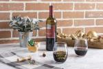 Primitives by Kathy Stemless Wine Glass - Dogs & Wine Make Everything Fine