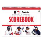 Franklin Sports MLB Baseball + Softball Scorebook - Book for Stats - Coaching Official Scorekeeper - 25 Games