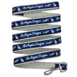 MLB PET Leash, Large, Los Angeles Dodgers Dog, Baseball Team for Dogs & Cats. A Shiny & Colorful Dog & Cat Leash with Emboridered Team Name/Logo Licensed by The MLB