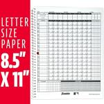 Franklin Sports MLB Baseball + Softball Scorebook - Book for Stats - Coaching Official Scorekeeper - 25 Games