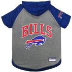 Pets First Buffalo Bills Hoodie for Dogs & Cats. NFL Football Licensed Dog Hoody Tee Shirt, Small. Sports Hoody T-Shirt for Pets. Licensed Sporty Dog Shirt (BUF-4044-SM)