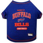 NFL Buffalo Bills Dog T-Shirt for Pets, Size Medium. Officially Licensed Pet Shirt with Team Logo, Soft Stretchable Comfort Fit Apparel for Dogs & Cats