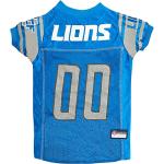 Pets First NFL Detroit Lions Dog Jersey, Size Small, Football Shirt Costume for Pet, Dog Sports T-Shirt, NFL Team Clothing for Cats, Licensed Pet Apparel Available in 7 Sizes and 32 Teams