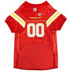 Pets First NFL Kansas City Chiefs Dog Jersey, Size: Large. Best Football Jersey Costume for Dogs & Cats. Licensed Jersey Shirt