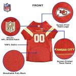 Pets First NFL Kansas City Chiefs Dog Jersey, Size: Large. Best Football Jersey Costume for Dogs & Cats. Licensed Jersey Shirt