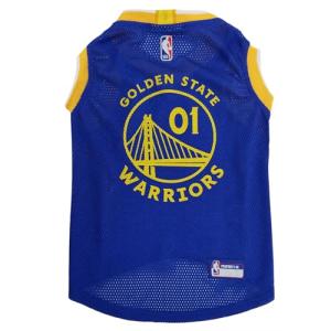 Pets First NBA GOLDEN STATE WARRIORS DOG Jersey, Medium - Tank Top Basketball Pet Jersey