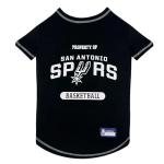 Pets First NBA Licensed Hoodies & T-shirt for Dogs & Cats, SAN Antonio Spurs, Medium