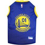 Pets First Golden State Warriors Dog Basketball Mesh Jersey, X-Small
