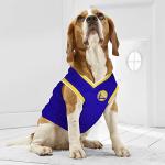 Pets First NBA GOLDEN STATE WARRIORS DOG Jersey, Medium - Tank Top Basketball Pet Jersey