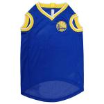 Pets First Golden State Warriors Dog Basketball Mesh Jersey, X-Small