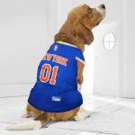 Pets First NBA NEW YORK KNICKS DOG Jersey, Small - Tank Top Basketball Pet Jersey