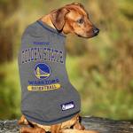 Pets First NBA Licensed Hoodies & T-shirt for Dogs & Cats, Golden State Warriors, Small