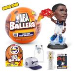 5 Surprise NBA Ballers Series 2 by ZURU, Licensed NBA Collectible, Surprise Unboxing Basketball Collectible Sports Toy for Boys, Ages 3 and up (2 Capsules)