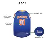 Pets First NBA NEW YORK KNICKS DOG Jersey, Small - Tank Top Basketball Pet Jersey