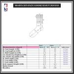 Ultra Game NBA Official Men’s Athletic Cushioned Secure Fit Crew Socks - 6 Pack - Unisex, NBA, White Red White Blue, M6-12