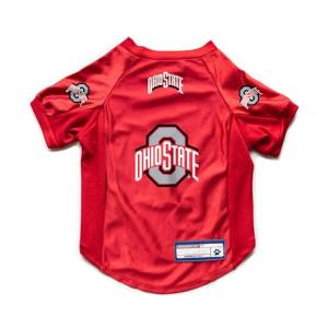 Littlearth NCAA Ohio State Buckeyes Stretch Pet Jersey, Team Color, Small