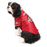 Littlearth NCAA Ohio State Buckeyes Stretch Pet Jersey, Team Color, Small