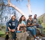 Life is Good. Chill Cap Wag On Dog, Bone White