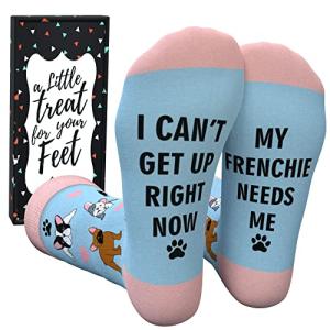 Cavertin Women's Socks Pug, Dachshund, Horse, Flamingo, French Bulldog, Golden Retriever, Chicken, Fox (Frenchie)