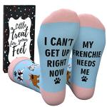 Cavertin Women's Socks Pug, Dachshund, Horse, Flamingo, French Bulldog, Golden Retriever, Chicken, Fox (Frenchie)