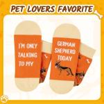Zmart Funny German Shepherd Socks - German Shepherd Gifts for Women Men, Funny Dog Socks for Dog Lovers