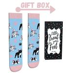 Cavertin Women's Socks Pug, Dachshund, Horse, Flamingo, French Bulldog, Golden Retriever, Chicken, Fox (Frenchie)
