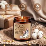 LEADO Candles, Frenchie Gifts for Women, Men - Funny Bulldog Gifts for Frenchie Owners, Bull Dog Dad, Bull Dog Mom - Cute Valentines Day, Birthday Present for Bulldog Lover - Lavender Scented Candles