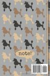 Poodle Notebook: Cute Poodle Lined Journal, The Perfect Novelty Poodle Gift for a Dog Lover or Pet Owner - Grey