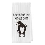 Geqtt Australian Shepherd Dish Towels - Funny Australian Shepherd Waffle Weave Decorative Kitchen Towels, Hand Towel, Tea Towel (16×24 Inches)