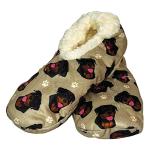 Rottweiler Super Soft Slippers - E&S Pets - Rottweiler Gifts - Cozy House Slippers - Non Skid Bottom - One Size Fits Most - Sherpa Slipper - Pet Lover Gifts For Men And Women