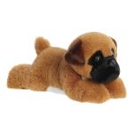 Aurora® Adorable Mini Flopsie™ Boden Boxer Stuffed Animal - Mini Companions Ready for Playful Adventures - for Kids All Ages, Toddlers, Adults, and Families - Brown 8 Inches