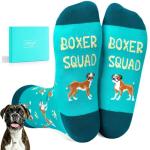 Zmart Funny Boxer Dog Gifts - Fun Boxer Dog Socks for Pet Lovers, Men Women Christmas Gifts