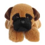 Aurora® Adorable Mini Flopsie™ Boden Boxer Stuffed Animal - Mini Companions Ready for Playful Adventures - for Kids All Ages, Toddlers, Adults, and Families - Brown 8 Inches