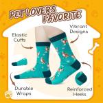 Zmart Funny Boxer Dog Gifts - Fun Boxer Dog Socks for Pet Lovers, Men Women Christmas Gifts