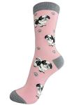 Pet Lover Socks - Fun - All Season - One Size Fits Most - For Women And Men – Dog Gifts (Black And White Shih Tzu Gifts - Socks)