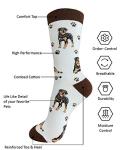 Pet Lover Socks - Fun - All Season - One Size Fits Most - For Women And Men – Dog Gifts (Rottweiler Gifts - Socks)