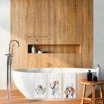 HUGANE Funny Beagle Bathroom Hand Towels Set of 3, Beagle Decor Hand Towels for Bathroom, Beagle Gifts for Women Men, Gifts for Beagle Lovers, Kids Bathroom Decor, Dog Bathroom Decor, 16x24 Inch