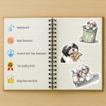 100 PCS Shih Tzu Stickers Pack – Waterproof Dog Decals for Water Bottles, Laptops, Phones, Notebook, Cars – Cool Vibrant Graphics for Shih Tzu Enthusiast