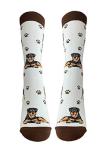 Pet Lover Socks - Fun - All Season - One Size Fits Most - For Women And Men – Dog Gifts (Rottweiler Gifts - Socks)