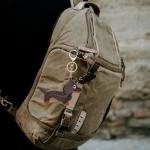 Giantree Leather Dachshund Keychain, Dachshund Keychain Bag Pendant Key Chain Fashion Cute Puppy Dog Charm Gifts for Favorite People Women Men Children Birthday Keyring