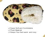 Rottweiler Super Soft Slippers - E&S Pets - Rottweiler Gifts - Cozy House Slippers - Non Skid Bottom - One Size Fits Most - Sherpa Slipper - Pet Lover Gifts For Men And Women